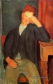 le jeune apprenti Amedeo Modigliani